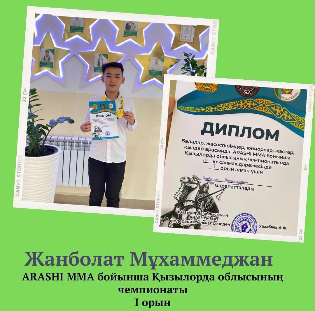 Подробнее о статье ARASHI MMA бойынша Қызылорда облысының чемпионаты